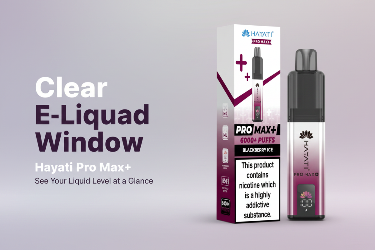 Clear E-Liquid Window