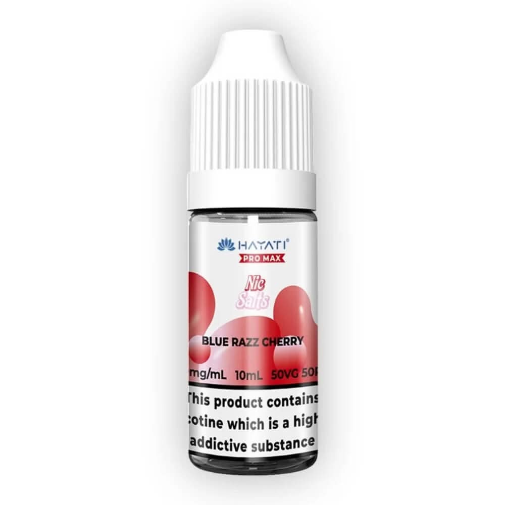 Hayati Pro Max NIC Salt 10ml E - liquid - Blue Razz Cherry - Eliquid Base - Blue Razz Cherry