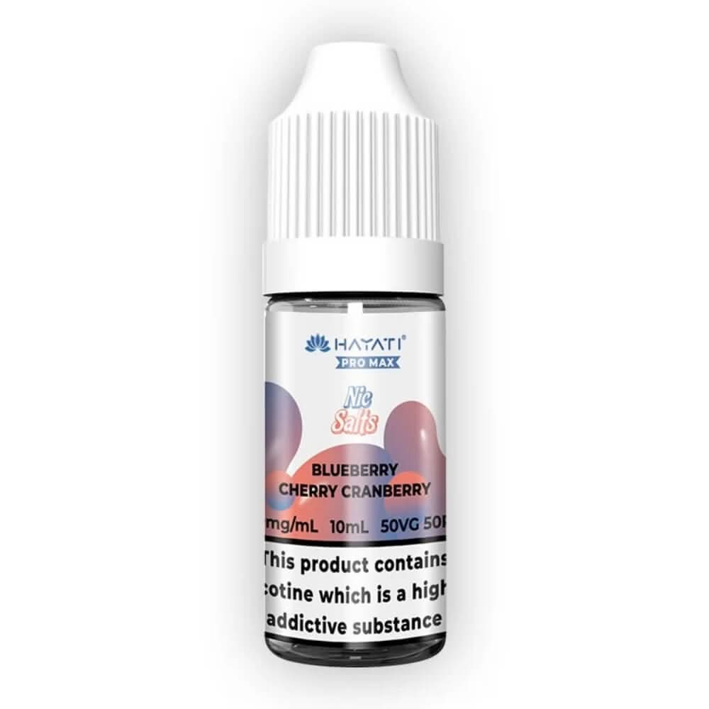 Hayati Pro Max NIC Salt 10ml E - liquid - Blueberry Cherry Cranberry - Eliquid Base - Blueberry Cherry Cranberry