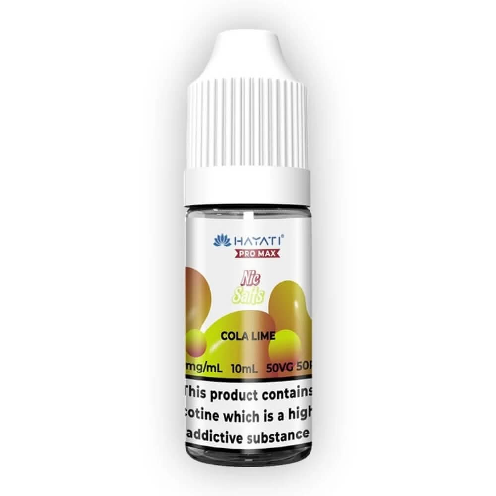 Hayati Pro Max NIC Salt 10ml E - liquid - Cola Lime - Eliquid Base - Cola Lime