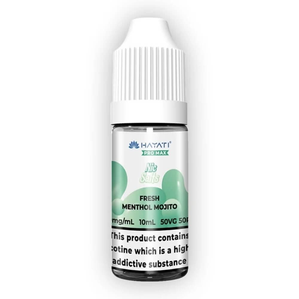 Hayati Pro Max NIC Salt 10ml E - liquid - Fresh Menthol Mojito - Eliquid Base - Fresh Menthol Mojito
