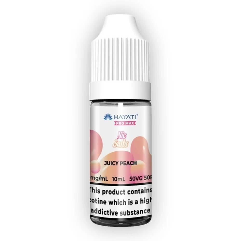Hayati Pro Max NIC Salt 10ml E - liquid - Juicy Peach - Eliquid Base - Juicy Peach