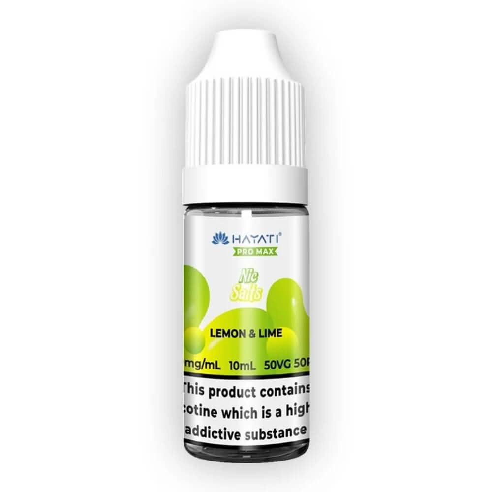 Hayati Pro Max NIC Salt 10ml E - liquid - Lemon & Lime - Eliquid Base - Lemon & Lime