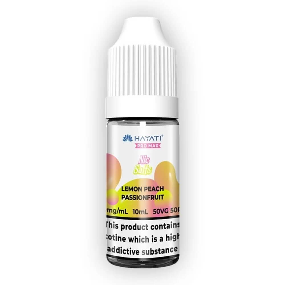 Hayati Pro Max NIC Salt 10ml E - liquid - Lemon Peach Passionfruit - Eliquid Base - Lemon Peach Passionfruit