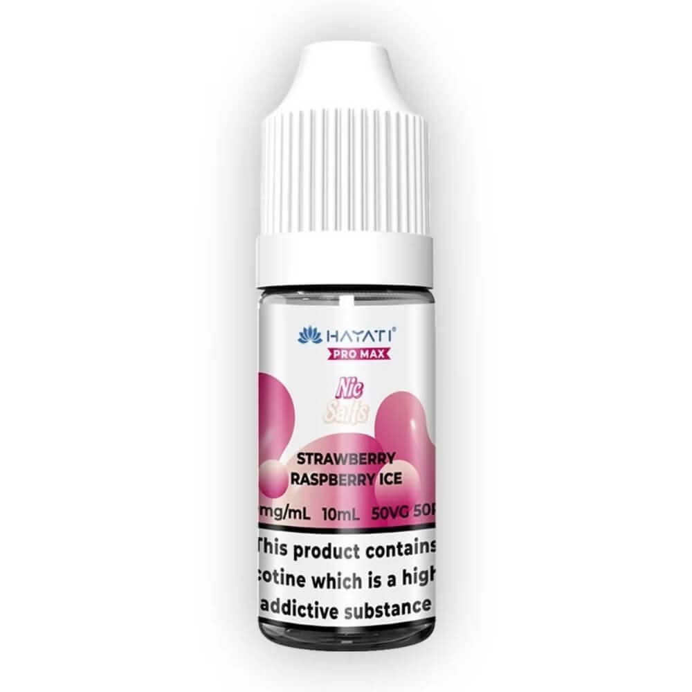 Hayati Pro Max NIC Salt 10ml E - liquid - Strawberry Raspberry Ice - Eliquid Base - Strawberry Raspberry Ice