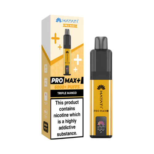 Hayati Pro Max Plus 6000 Disposable Vape Device  20mg  ,   Triple Mango