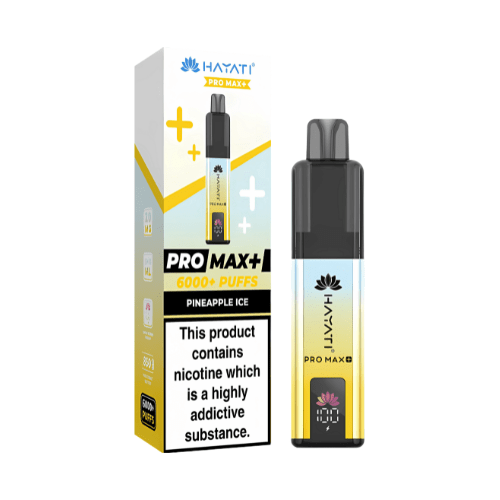 Hayati Pro Max Plus 6000 Disposable Vape Device  20mg  ,   Pineapple Ice