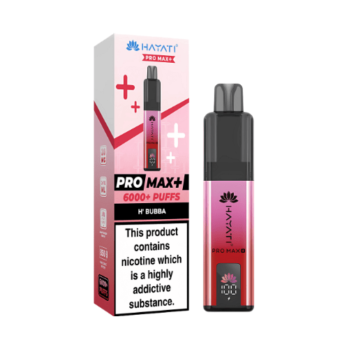 Hayati Pro Max Plus 6000 Disposable Vape Device  20mg  ,    H Bubba