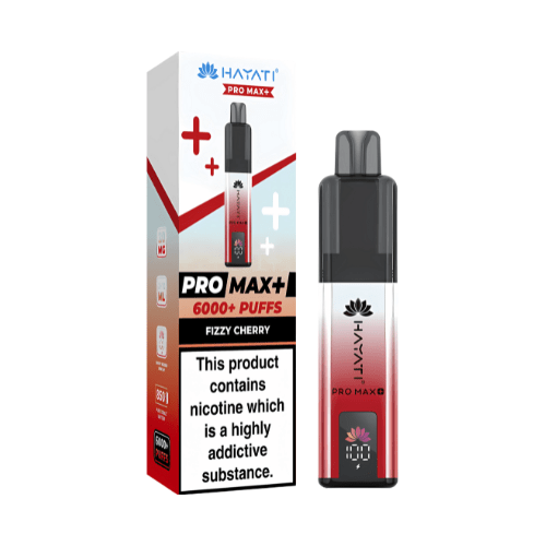 Hayati Pro Max Plus 6000 Disposable Vape Device  20mg  ,    Fizzy Cherry
