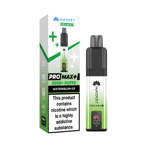 Hayati Pro Max Plus 6000 Disposable Vape Device  20mg  ,   Watermelon Ice