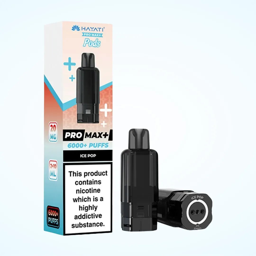 Hayati Pro Max Plus 6000 Pre - Filled Pods - Eliquid Base - Ice Pop