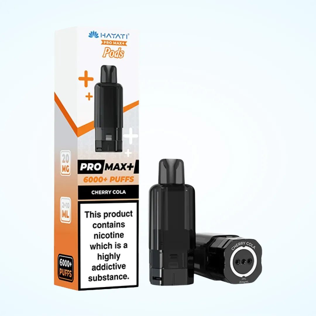 Hayati Pro Max Plus 6000 Pre - Filled Pods - Eliquid Base - Cherry Cola