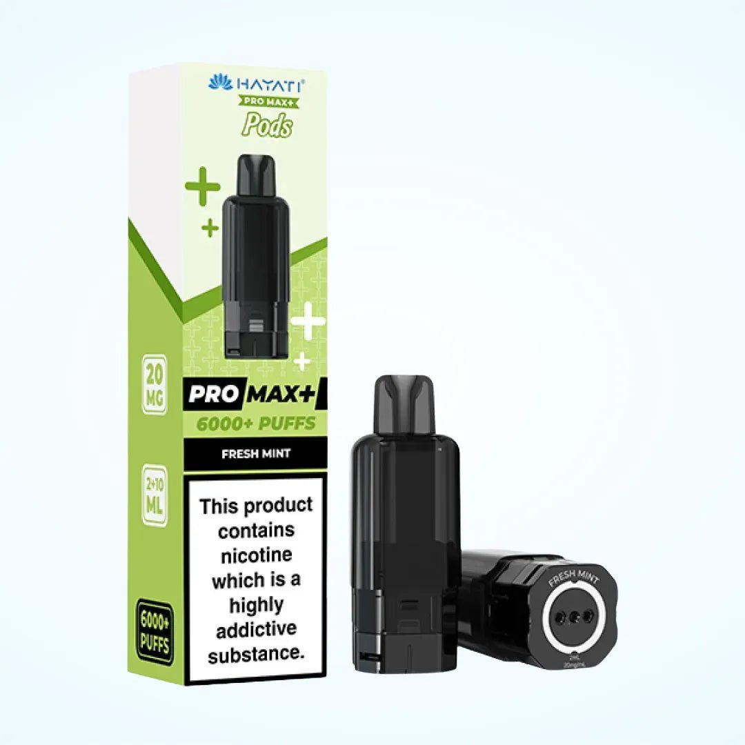 Hayati Pro Max Plus 6000 Pre - Filled Pods - Eliquid Base - Fresh Mint
