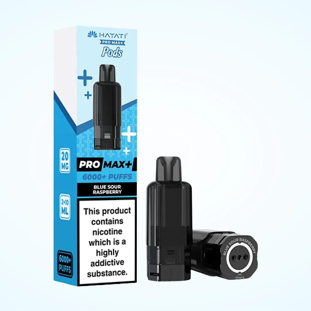 Hayati Pro Max Plus 6000 Pre - Filled Pods - Eliquid Base - Blue Sour Raspberry