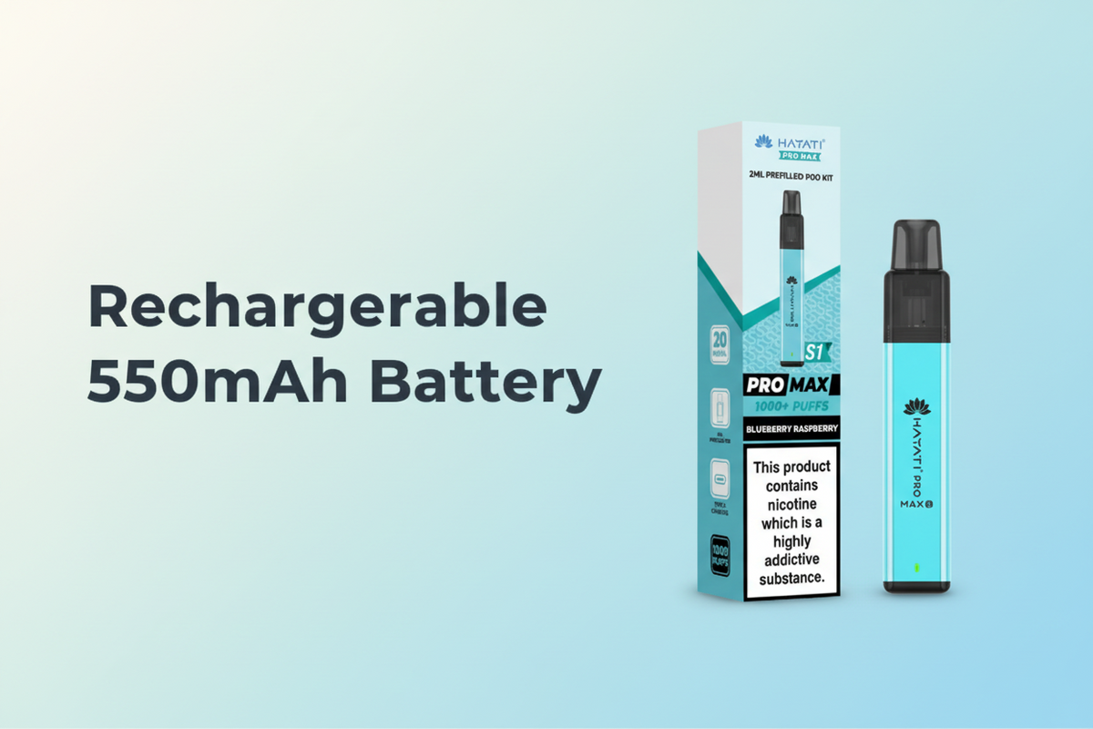 Rechargeable 550mAh Battery