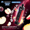 Hayati Pro Max Shisha 15k Disposable Vape Device - Eliquid Base - Skittles Frozen Apple
