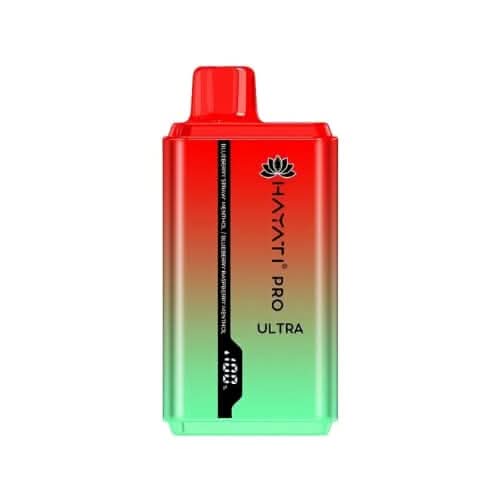 Hayati Pro ultra 15000 Puff Disposable Vape Device-20MG  - Blueberry Straw' Menthol / Blueberry Raspberry Menthol