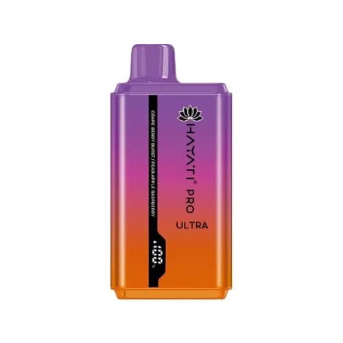 Hayati Pro ultra 15000 Puff Disposable Vape Device   - Grape Berry Burst / Pear Apple Raspberry