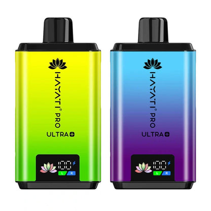 Hayati Pro Ultra Plus 25000 Disposable Vape Device - 20MG - Pack Of 5 - Eliquid Base - Blackcurrant Cotton Candy / Blue Raspberry