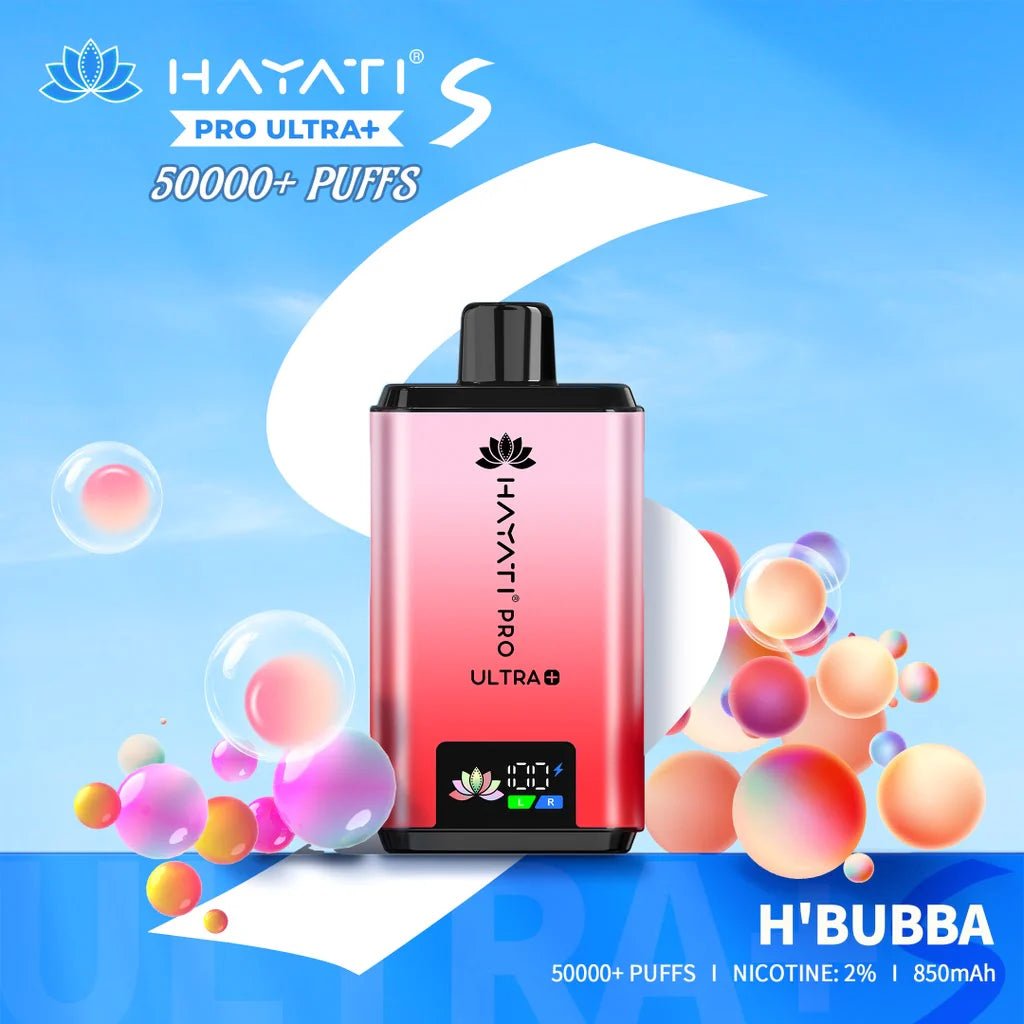 Hayati Pro Ultra + S 50000 Prefilled Pod Kit - Eliquid Base - H'Bubba