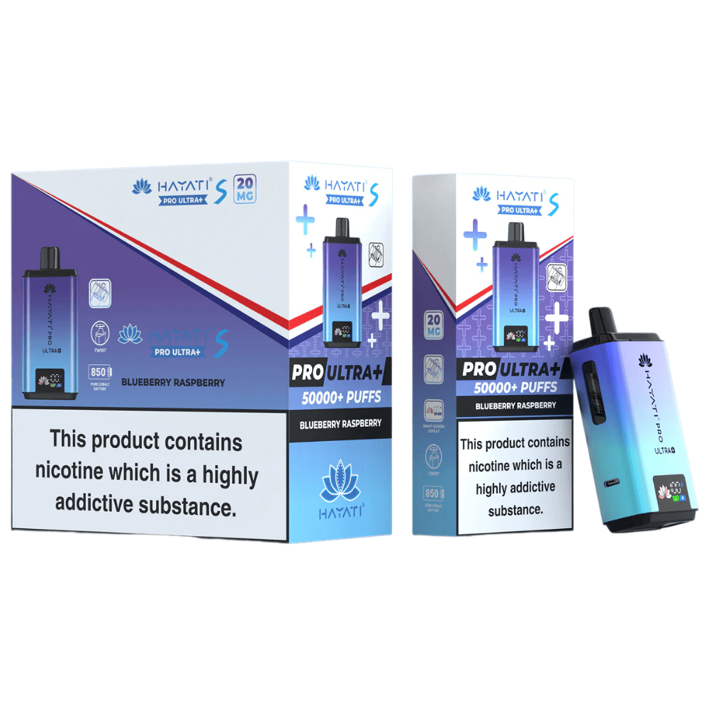 Hayati Pro Ultra + S 50000 Prefilled Pod Kit - Eliquid Base - Black Currant K / Blue Raspberry