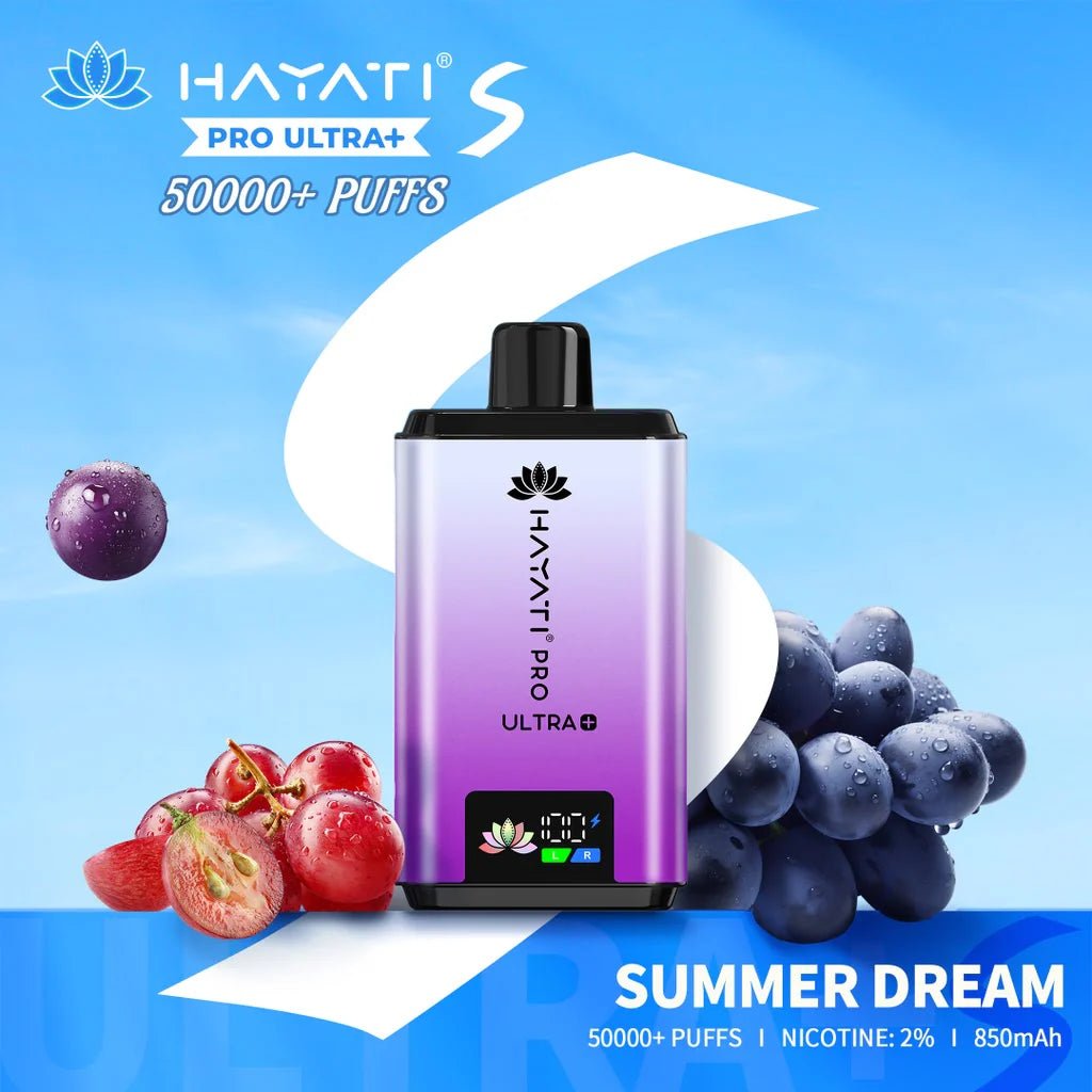Hayati Pro Ultra + S 50000 Prefilled Pod Kit - Eliquid Base - Summer Dream