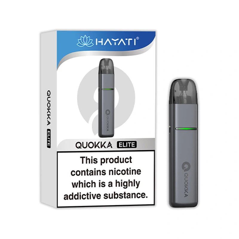 Hayati Quokka Elite Pod Vape Kit - Eliquid Base - Opal Grey