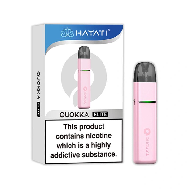 Hayati Quokka Elite Pod Vape Kit - Eliquid Base - Baby Pink