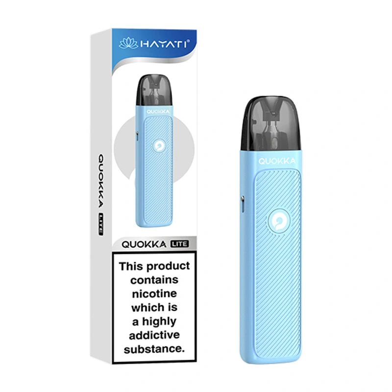 Hayati Quokka Lite Vape Kit - Eliquid Base - Sky Blue