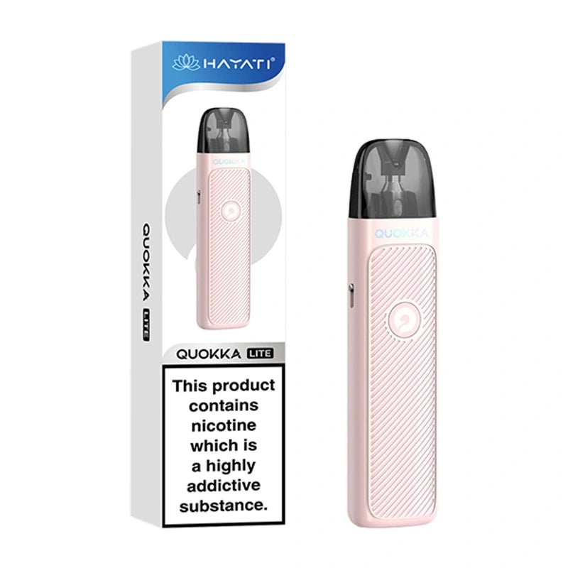 Hayati Quokka Lite Vape Kit - Eliquid Base - Baby Pink