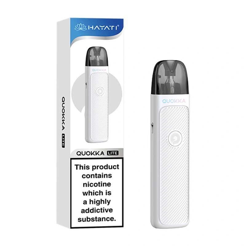 Hayati Quokka Lite Vape Kit - Eliquid Base - Pearl White