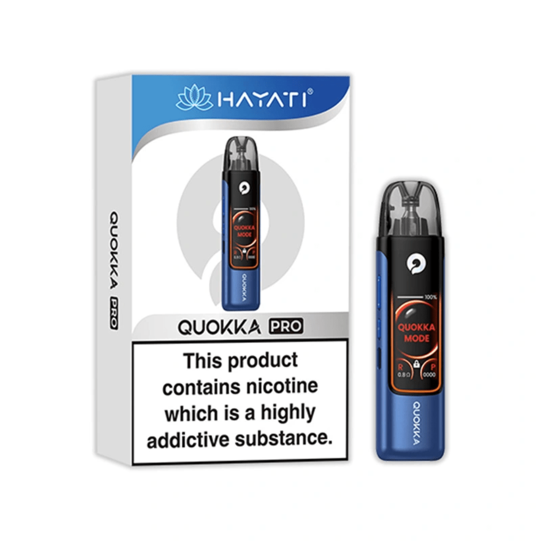 Hayati Quokka Pro Refillable Vape Kit - Eliquid Base - Navy Blue