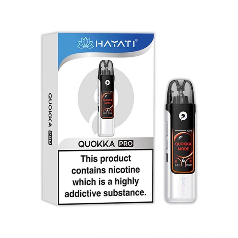Hayati Quokka Pro Refillable Vape Kit - Eliquid Base - Pearl White