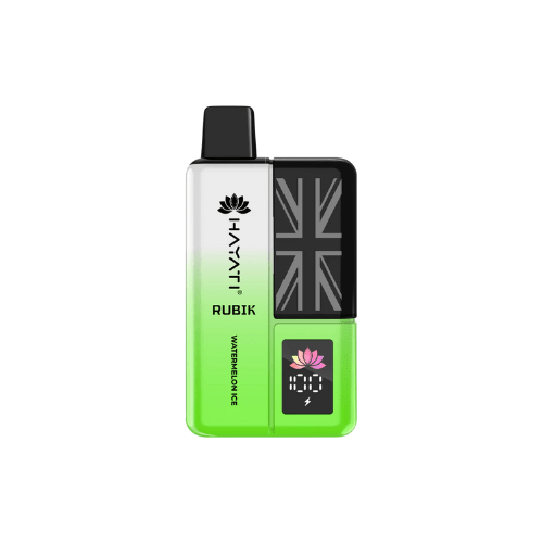 Hayati Rubik 7000 Puffs Disposable Vape Device - Pack Of 5 - Eliquid Base - Watermelon Ice