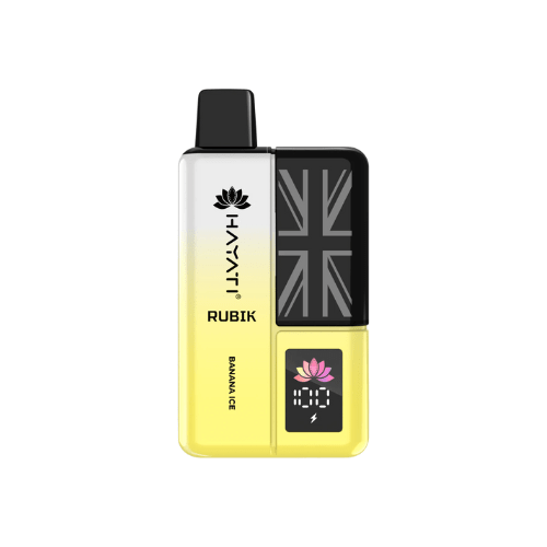 Hayati Rubik 7000 Puffs Disposable Vape Device - Pack Of 5 - Eliquid Base - Banana Ice