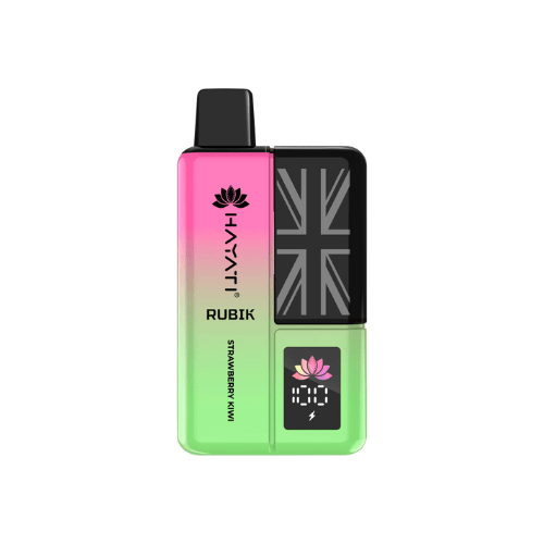 Hayati Rubik 7000 Puffs Disposable Vape Device - Pack Of 5 - Eliquid Base - Strawberry Kiwi