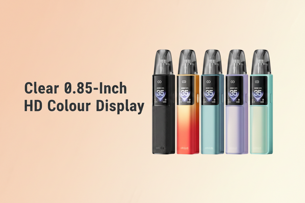 Clear 0.85-Inch HD Colour Display
