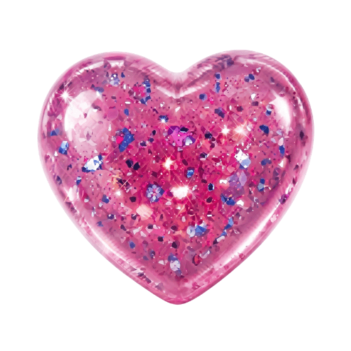 Heart Diamond Squishy Toy Glitter Sensory Stress Relief Squeeze Heart - Vapewholesalesupplier
