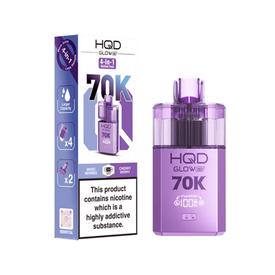 HQD Glow Air 70K Prefilled pod kit - Starts From £11.99