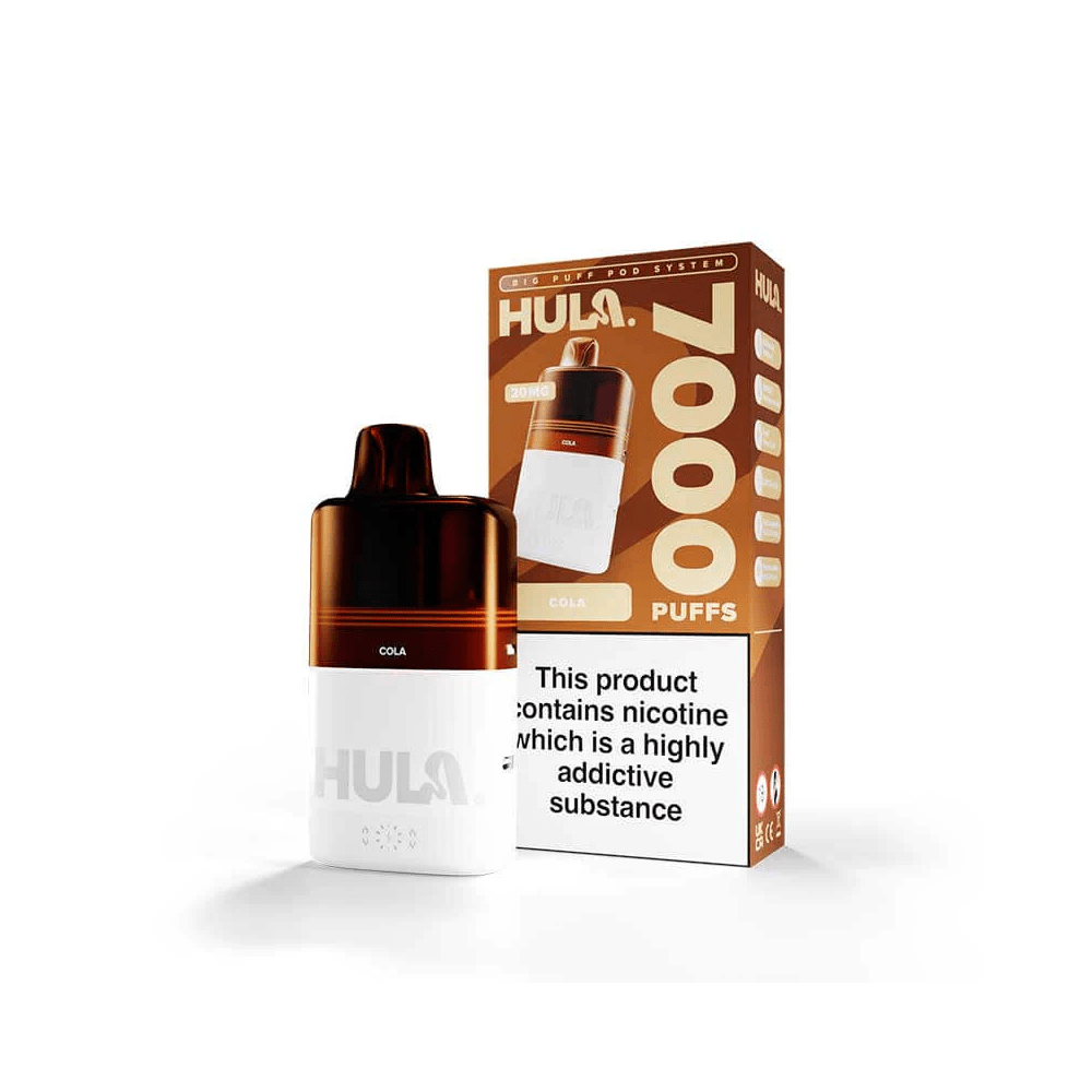 Hula 7000 Prefilled Pod Vape Kit - Eliquid Base - Cola