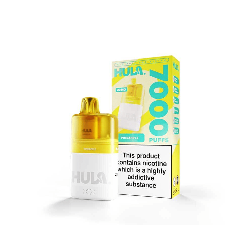 Hula 7000 Prefilled Pod Vape Kit - Eliquid Base - Pineapple
