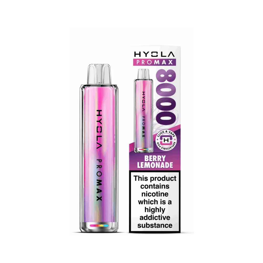 Hyola Pro Max 8000 Prefilled Pod Vape Kit - Eliquid Base - Berry Lemonade