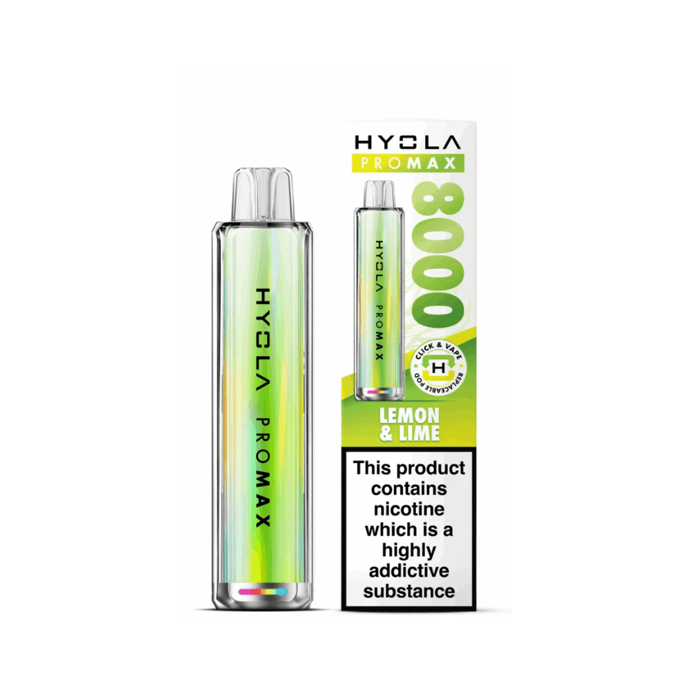 Hyola Pro Max 8000 Prefilled Pod Vape Kit - Eliquid Base - Lemon and Lime