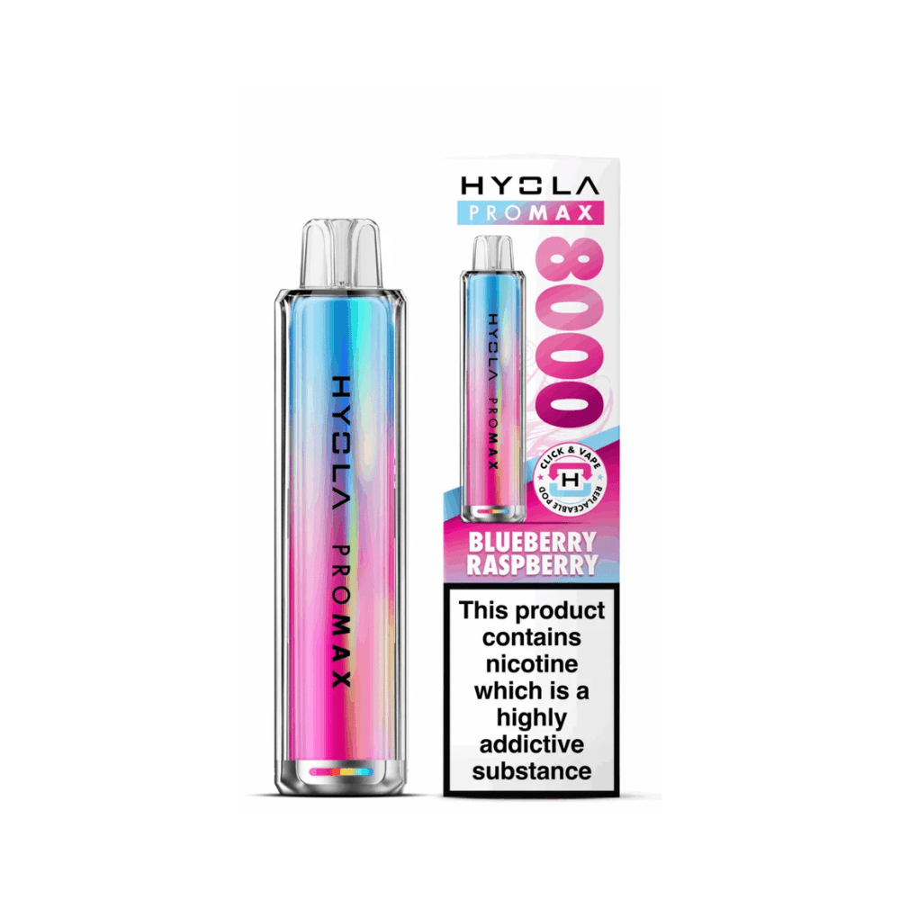 Hyola Pro Max 8000 Prefilled Pod Vape Kit - Eliquid Base - Blueberry Raspberry