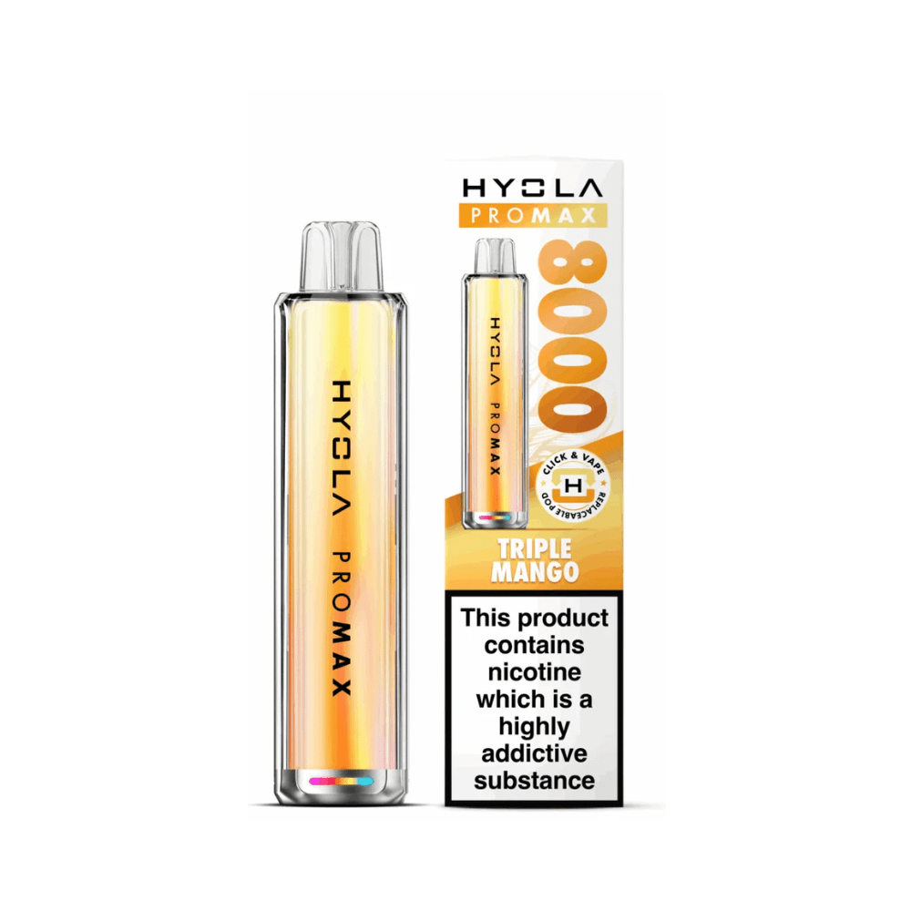 Hyola Pro Max 8000 Prefilled Pod Vape Kit - Eliquid Base - Triple Mango