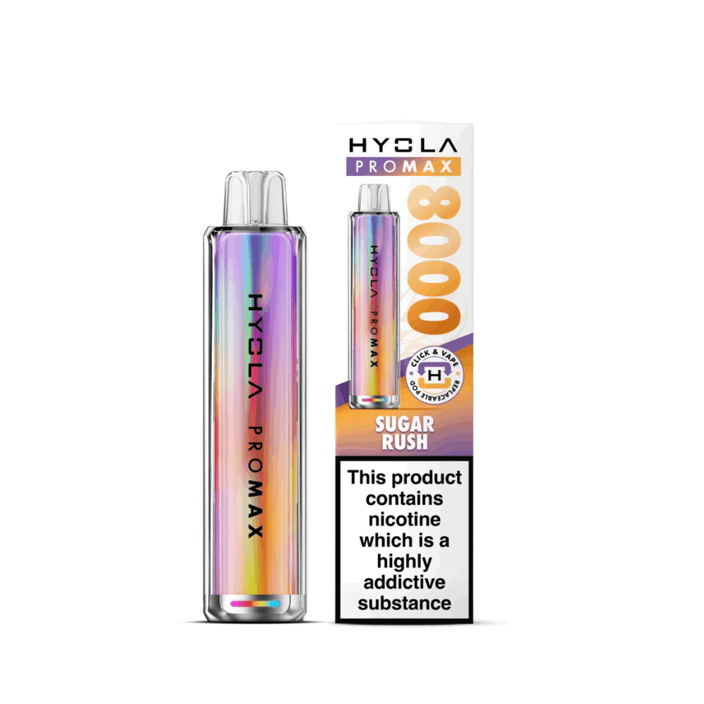 Hyola Pro Max 8000 Prefilled Pod Vape Kit - Eliquid Base - Sugar Rush