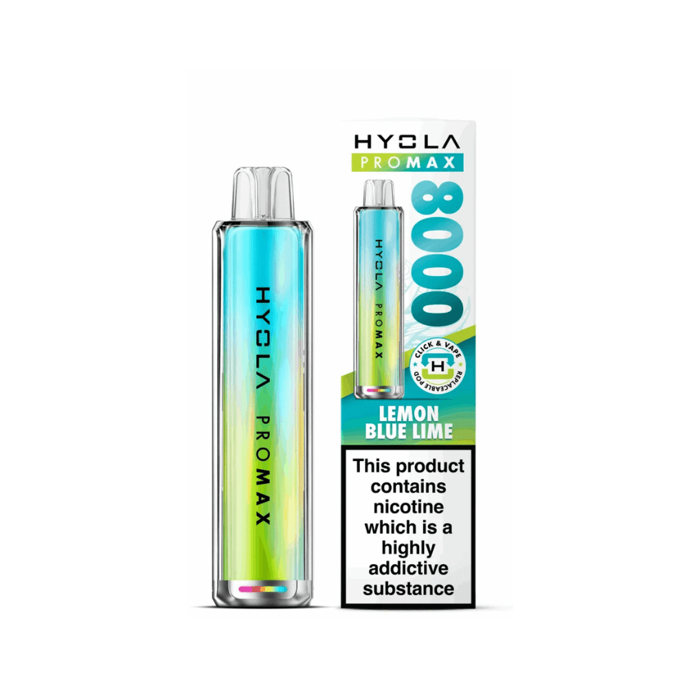 Hyola Pro Max 8000 Prefilled Pod Vape Kit - Eliquid Base - Lemon Blue Lime