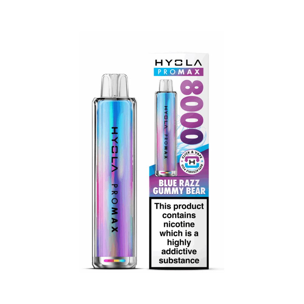 Hyola Pro Max 8000 Prefilled Pod Vape Kit - Eliquid Base - Blue Razz Gummy Bear