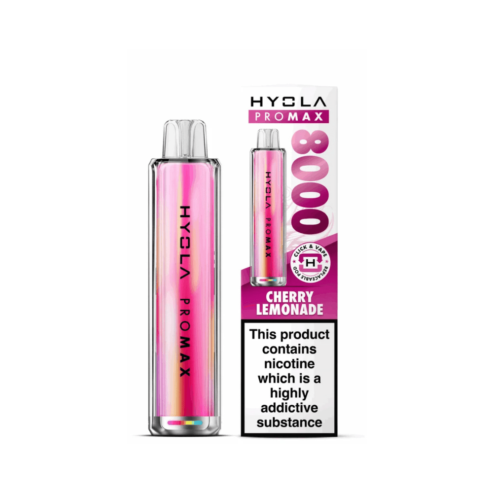 Hyola Pro Max 8000 Prefilled Pod Vape Kit - Eliquid Base - Cherry Lemonade