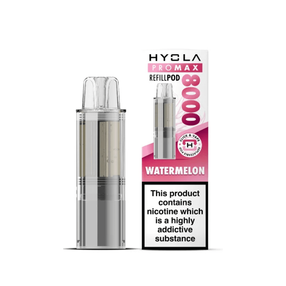 Hyola Pro Max 8000 Prefilled Replacement Pods - Eliquid Base - Watermelon